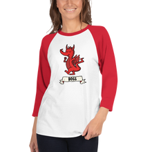 Load image into Gallery viewer, Boss 3/4 Sleeve Raglan | Nerd Poker