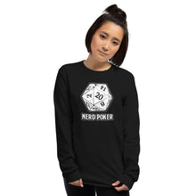 Load image into Gallery viewer, Nerd Poker D20 Long Sleeve Shirt