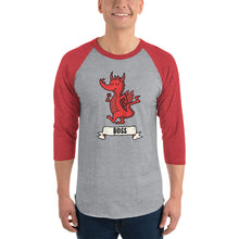 Load image into Gallery viewer, Boss 3/4 Sleeve Raglan | Nerd Poker