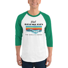 Load image into Gallery viewer, Visit Davenglaven 3/4 Sleeve Raglan | Nerd Poker