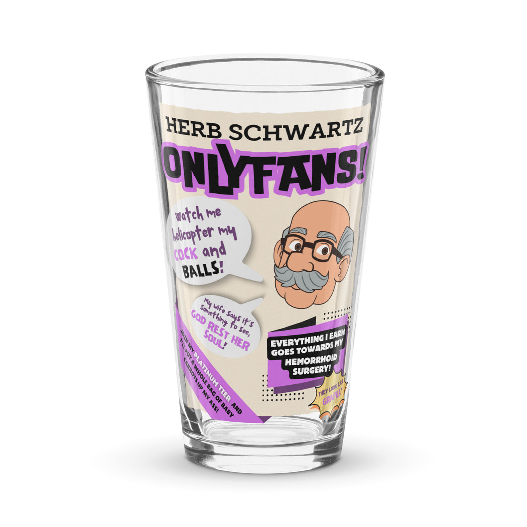 Herb Schwartz Pint Glass