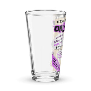 Herb Schwartz Pint Glass