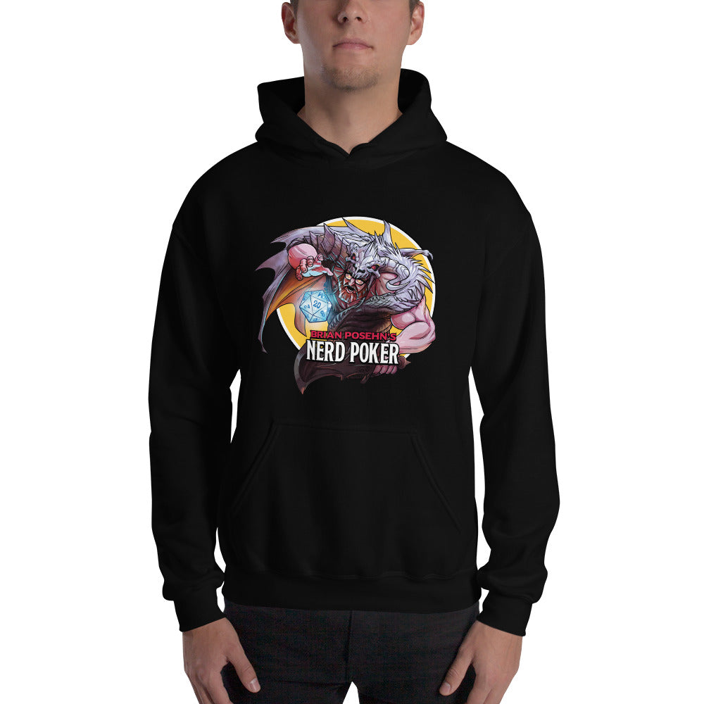 Nerd Poker Hooded Pullover Sweatshirt
