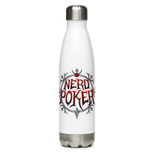 Load image into Gallery viewer, Nerd Poker Stainless Steel Water Bottle